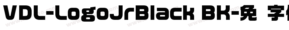 VDL-LogoJrBlack BK字体转换